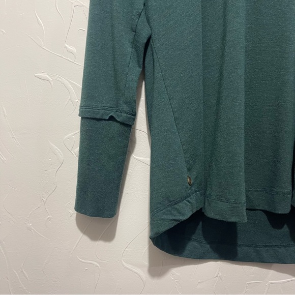Soft Surroundings forest green cowl neck pullover sweatshirt (large petite) - Picture 2 of 5